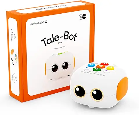 Matatalab Tale-BOT Pro Robot de Codificación para Niños de 3 a 5 Años, Juguetes Educativos Stem Interactivos, Juguetes Sin Pantalla para Aprender los Conceptos Básicos de Codificación  