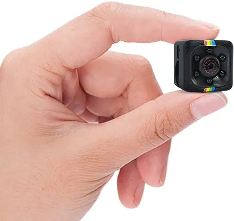 Mediawave Store - Mini Videocámara Oculta HD SQ11 con Visión Nocturna Micro Cámara 1080P, Cámara Espía para Mascotas y Cámara de Bebé, Cámara de Fotos  