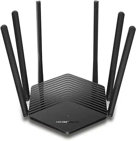 Mercusys MR50G - AC1900 Router Wi-Fi, Puertos Gigabit, WPS, 3x3 MU-MIMO, Antenas de alta Ganancia con Beamforming, Conexión Inteligente  