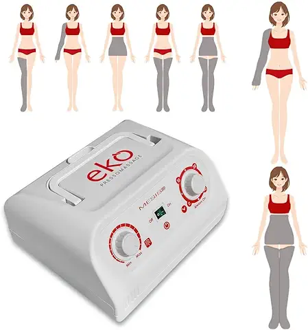 MESIS Pressomassage Ekò Dispositivo de Masaje Pro (con 2 Botas, Kit Slim Body y 1 Manga)  