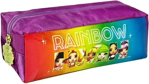 MGA Entertainment Portápices Rainbow High Estuche Porta Lápices, Tamaño 23 x 10 x 5 cm, Ideal para la Escuela de Guardería, Turquesa  