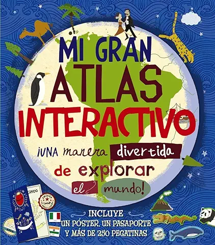 Mi gran Atlas Interactivo (Castellano - A PARTIR DE 8 AÑOS - LIBROS DIDÁCTICOS - Otros Libros)  