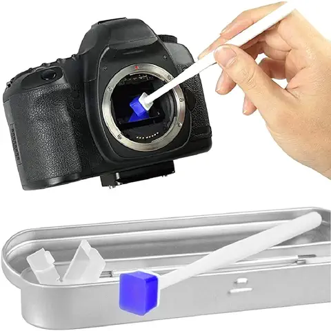 Minadax Barra de gel para Limpieza de Espejo y Sensor de Cámara para DSLR en caja de Metal  