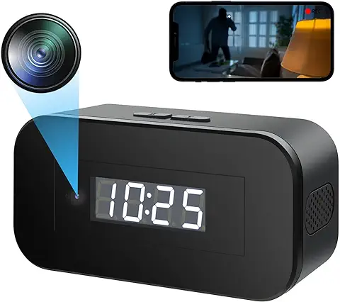 Mini Camara Espia WiFi, 1080P Camara de Vigilancia Oculta Cámara Espía, Grabadora de Video,Mini Camaras de Seguridad Pequeña Spy CAM con Visión Nocturna Detección De Movimiento  