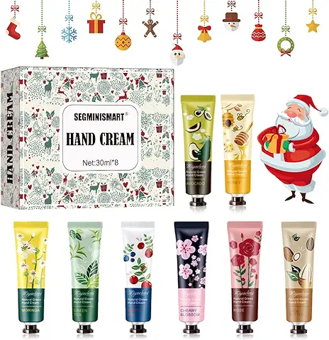 Mini Crema de Manos,Crema de Manos,Juego de Cremas de Manos,Fragancias Crema de Manos Hidratante Nutritiva para el Cuidado de Las Manos para Hombres y Mujeres Hidratante,Mejor Regalo para Navidad  