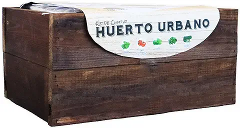 Mini Huerto de Interior para Plantas Semillas Hortalizas y Aromáticas, Kit de Cultivo Completo Huerto Urbano Ecológico en Casa Jardín Terraza Regalo Original  