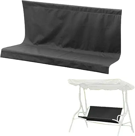 Moageme Repuesto para Asiento Oscilante Jardín, tela Oxford 600D, Impermeable, Protección UV, Ajuste Universal para Silla Oscilante 2 a 3 Plazas al aire Libre (113 x 48 x 48 cm)  