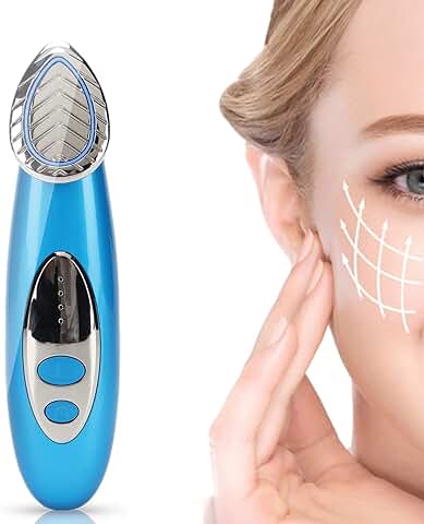 Máquina de Estiramiento Facial, Masajeador de Estiramiento Facial, Microcorriente que Mejora las Líneas Finas y Promueve la Absorción del Dispositivo de Estiramiento de la Piel  