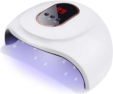 Mreechan Lámpara Secador de Uñas 36W, 30 LED/UV Gel Esmalte de Uñas Curado Luz Máquina,3 Modos de Tiempo 30/60/99s y Pantalla LED Para Manicura/Pedicure Nail Art en el Hogar y el Salón  