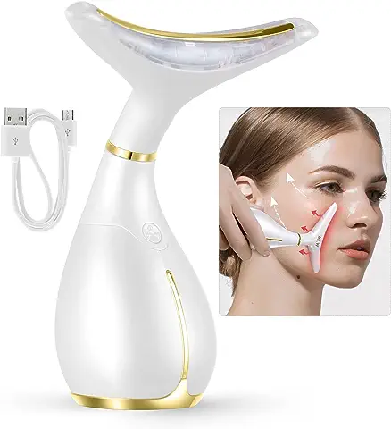 Ms.W Dispositivo de Belleza Electrico Masajeador Cara, Masaje Facial Aparatos Para Flacidez Cara Masajeador Facial Antiarrugas, Maquina Quita Arrugas Lifting Facial Skin Care Masajeadores Faciales  