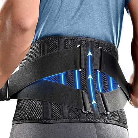 My Healthy Planet - Cinturón Soporte Lumbar Espalda Diseño Ergonómico Ortopédico Gimnasio Crossfit Faja para Prevenir Lesiones para Hombre y Mujer.  