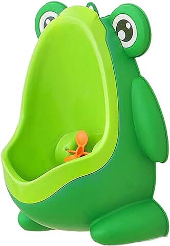 #N/a Rana Niños Pequeños Orinar Inodoro Niños Orinal Urinario Extraíble Tazón Inserto - Verde, tal como se Describe  