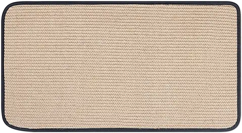 Navaris Rascador de Pared para Gatos - 1x Alfombra de Sisal para Arañazos de Gato con 2X Set de Montaje para Paredes y Esquina - Arañador 60 x 32 cm  