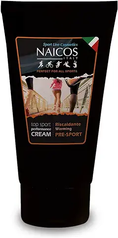 Naycos - Crema de Calentamiento Muscular Profesional (Antes-Carrera) - Producto Italiano - 150 ml  