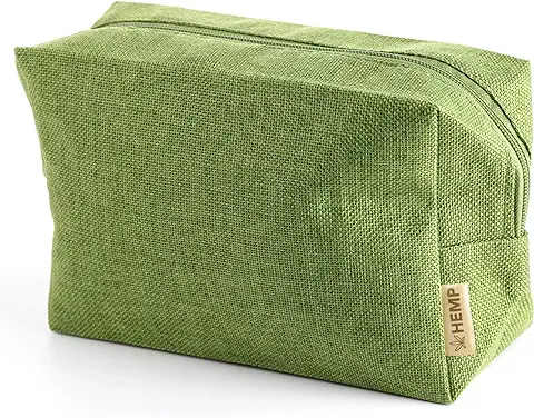 Neceser Mujer Ideal Neceser Maquillaje, Llevar Dentro del Bolso, Bolsa de Viaje, Bolsa Mochila o Playa Organizador de Bolso, Buen Complemento al ser un Neceser Pequeño Pero Amplio. (Verde)  