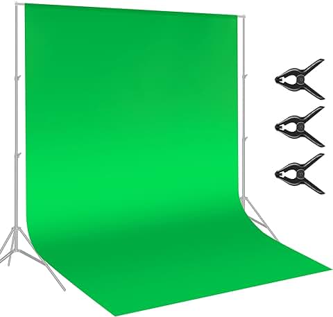 Neewer 9 x 15 Ft/2,7 x 4,6 m - Fondo para Fotografía de Estudio y Vídeo, Color Verde  