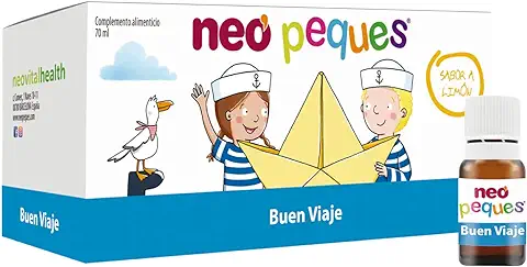 NEO Peques | Buen Viaje | Jarabe Infantil | Para Mantener un Vijae Tranquilo y Libre de Mareos | Efecto Calmante y Antienémico | A Base de Plantas y Vitaminas | 7 Viales  