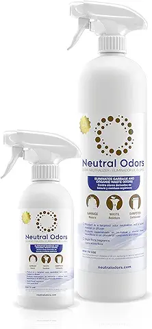 NEUTRAL ODORS - Eliminador de Olores de Basuras (contenedores, Aglomeraciones de Residuos, Etc.) -250ml  