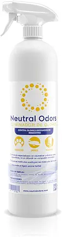 NEUTRAL ODORS - Eliminador de Olores de Mascotas (suelos, Alfombras, Cajas de Arena, Etc.) -750ml  