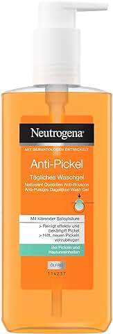 Neutrogena Limpiador Facial Antiespinillas, Limpiador Diario con ácido Salicílico para Pieles con Impurezas, sin Aceite, 200 ml  