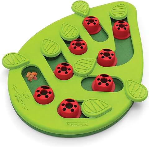 Nina Ottosson por Petstages Buggin Out Puzzle & Play, Rompecabezas para Gatos, Juguete Interactivo con Dispensador de Premios  