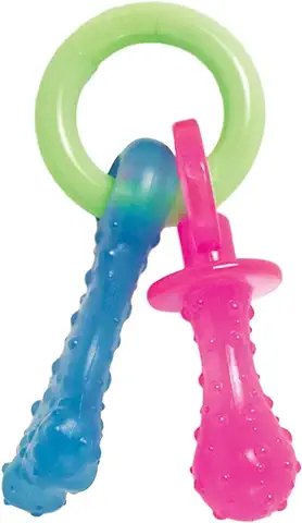 Nylabone - Teething Pacifier Juguete para Dentición de Cachorros  