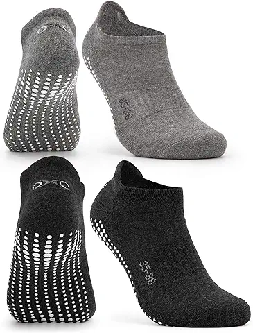 Occulto CALCETINES ANTIDESLIZANTES para MUJER y HOMBRE (2-4 PARES), CALCETINES para YOGA y PILATES MUJER HOMBRE  