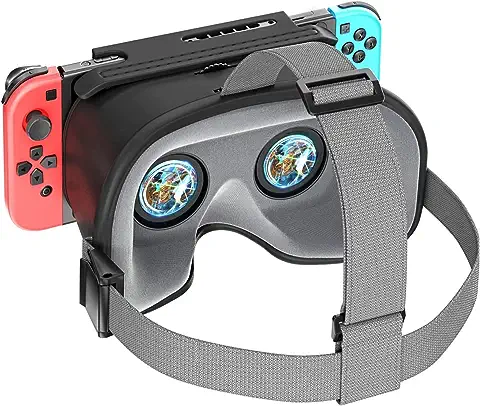 OIVO Switch VR Gafas Compatibles con Nintendo Switch/OLED, Actualizados con Lentes HD Ajustables, Gafas Realidad Virtual Original Nintendo Switch y Switch OLED Modelo, Kit Switch VR, Gafas 3D Switch  