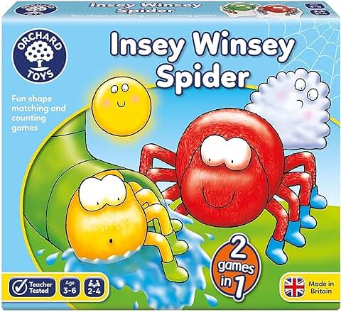 Orchard_Toys Insey Winsey Spider - Juego Educativo para Aprender a Contar y las Formas (importado de Reino Unido)  