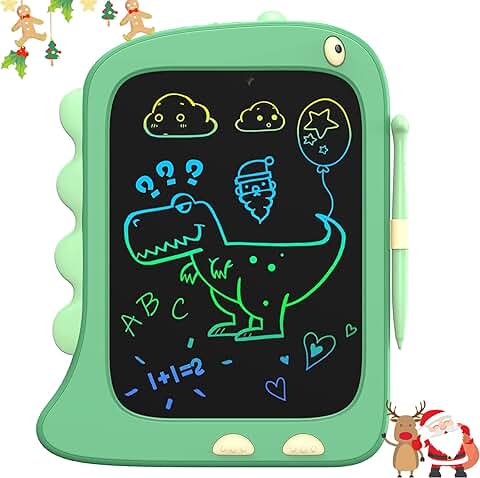 ORSEN Tableta de Escritura LCD 8,5 Pulgadas, Tablero de Dibujo Electrónico, Pizarra Infantil Juguetes de Dinosaurio Regalo de Cumpleaños para Niñas y Niños de 3 4 5 6 7 8 Años Regalos para Niños Verde  