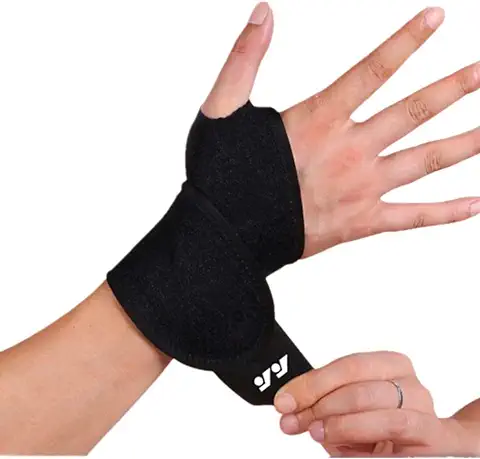 Ovyuzhen Wrist Compression Strap and Support, This Product Fits Both Left and Right Wrists,One Size Adjustable (Style 1/1pack)