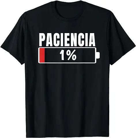 Paciencia at 1% Regalo Divertido Cumpleaños Pijama Parejas Camiseta  