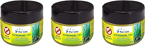 Pack de 3 Latas 125 gr cada una de gel de Citronela Repelente de Mosquitos CITRONGEL Purline  