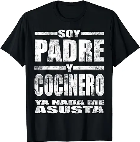 Padre y Cocinero Regalo Divertido Papá Chef Cocinar Camiseta  