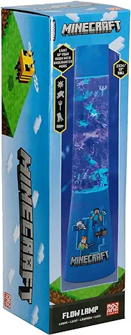 Paladone PP10069MCF Lámpara Minecraft Plastic Flow, Negro  