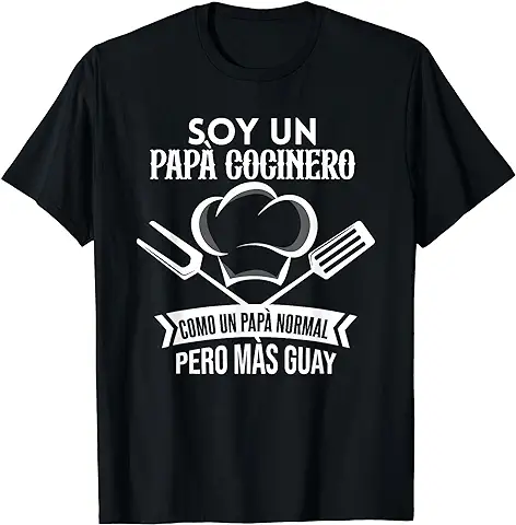 Papà Chef Cocinero Regalo Divertido Amantes De La Cocina Camiseta  