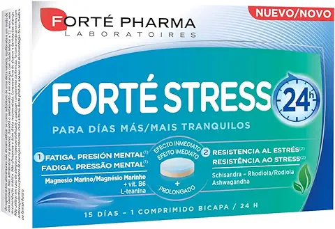 Para que los Días Sean más Tranquilos. FORTÉ STRESS 24 H, 15 Comprimidos - Forté Pharma  