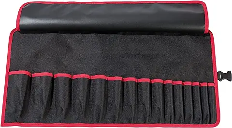 PARAT Basic Roll-Up 5990828991 - Bolsa para Herramientas (15 Compartimentos, Nailon, con Cierre, 67 x 33 x 0,5 cm), Negro  