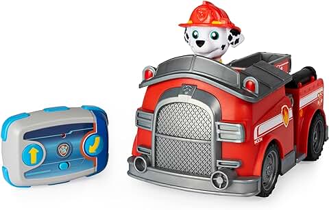 PATRULLA CANINA - COCHE TELEDIRIGIDO DE MARSHALL - con 2 Direcciones Fácil de Manejar para Principiantes - 2.4GHZ Hasta 76m - 6054195 - Juguetes Niños 3 Años +  