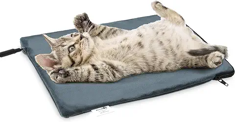 Pecute Alfombra Manta Térmica para Mascotas - Funda Calefactora con Puerto USB para Mochila de Transporte, Cama para Perros y Caseta para Gatos - Versátil y Lavable  