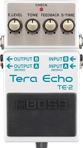 Pedal BOSS TE-2 Tera Echo con Multi-Dimensional Processing (MDP)  