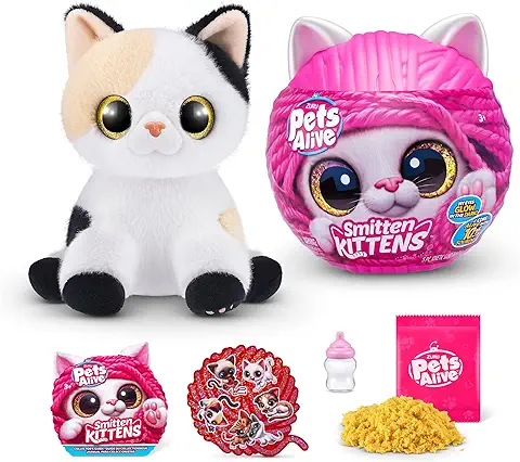 Pets Alive- Gatitos Enamorados, (Minx) Peluches Ultrasuaves, Juguete Interactivas, Mascota Electrónica, Color (ZURU 9541J)  