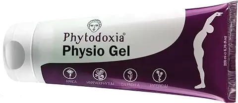 Physio Gel 200 ml Crema Deportiva con Árnica para Pre Entreno. Alivia las Molestias y Malestar en Músculos, Articulaciones, Rodillas y Espalda. Con Hierba de San Juan, Caléndula y Harpagofito.  