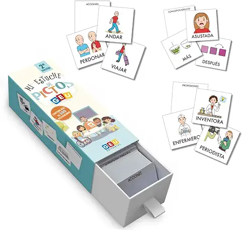 Pictogramas Autismo - Más de 500 Flash Cards Plastificadas y Clasificadas en 16 Categorías de Vocabulario Visual - Pictogramas Niños 2+ (Edición Especial 500 Tarjetas)  