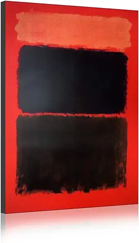 Pintada Campo De Color De Las Pinturas Famosas De La Lona Por Mark Rothko Arte Moderno De La Pared Reproducción De La Bella Arte Impreso En Lona Ilustraciones Abstractas (Sin Marco,100_x_160_cm)  