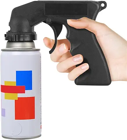 Pistola Pulverizadora Mango Adaptador Portátil Pintura Manija de Aerosol Herramienta de Reparación con Agarre Completo Gatillo de Bloqueo Mantenimiento del Automóvil  