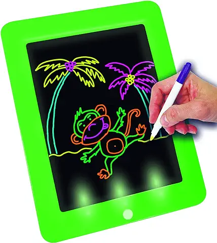 Pizarra Mágica de Dibujos, STARLYF Fantastic Pad (Original), Juguetes para Niños, Pizarra Mágica con Luces Led y Cartones de Dibujo para Estimular la Creatividad., Regalo para Niños y Niñas  