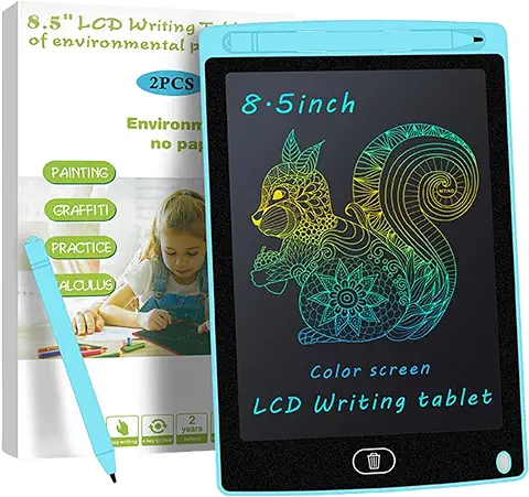 Pizarra Mágica Infantil: Tablet Lcd 8,5 Pulgadas, Tablet Escritura Niños, Tablet Infantil para Dibujar, Pizarra Digital, Tableta de Escritura lcd para Niños, Tablet Pintar, Pizarra Infantil (Azul)  