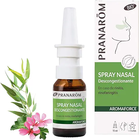 PRANARÔM - Aromaforce - Spray Nasal Dm Bio - Descongestiona la Nariz - 15 Mililitros.  