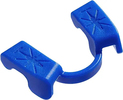 Protector Bucal para Deportes y Fitness, Entrenamiento de Fuerza, Protección de boca Deportiva para Levantamiento de Pesas, Adecuado para Deportes sin Contacto, Mandíbula Inferior (1 Pieza Azul)  